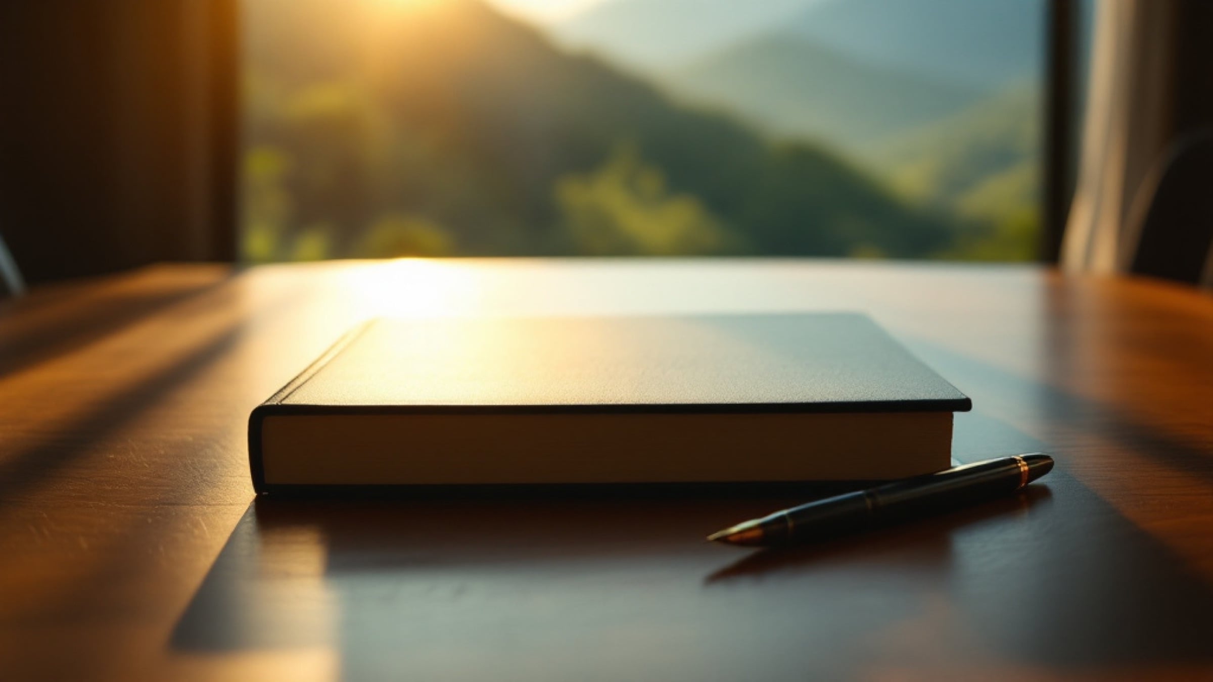 A bound financial report on a boardroom table in Medellín
